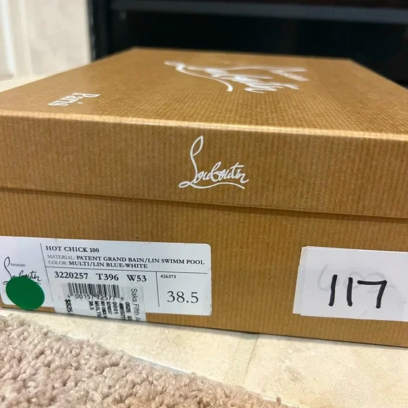 Christian Louboutin HOT CHICK 100 Scallop Heels Pumps Shoes Grand BainStiletto - Picture 7 of 13